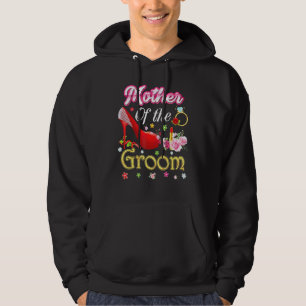 Mother Of The Groom Happy Wedding Flower Pink Shoe Hoodie