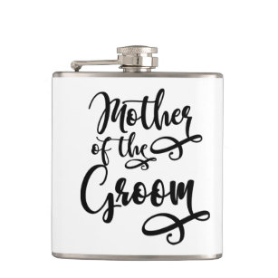 Mother of the Groom Hip Flask