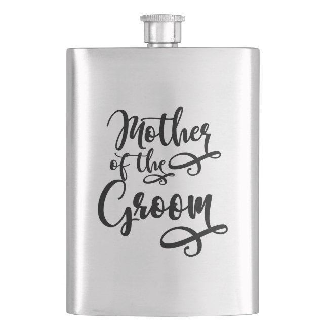 Mother of the Groom Hip Flask (Front)