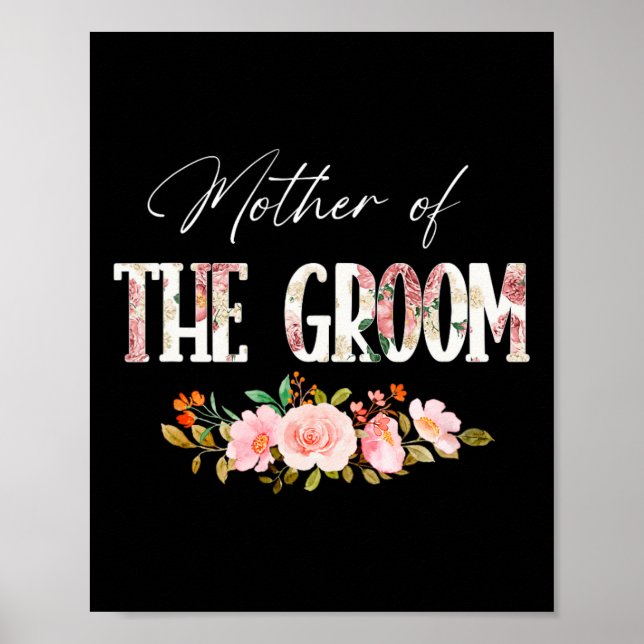 Mother Of The Groom I Loved Him First Mother's Day Poster (Front)