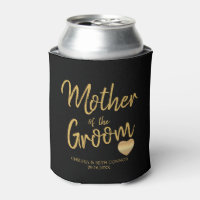 Mother of the Groom in Gold Script