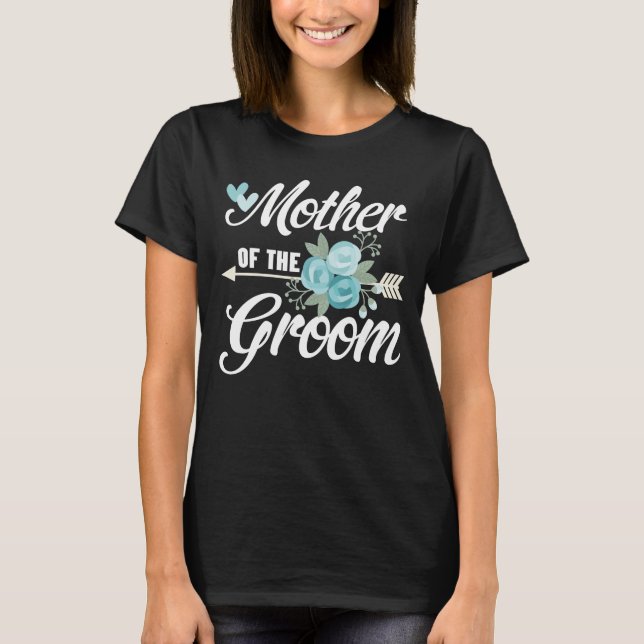 Mother Of The Groom Matching Bridal Shower T-Shirt (Front)