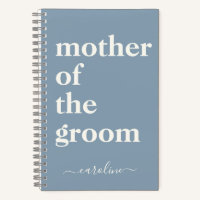 Mother of the Groom Minimalist Modern Custom Blue