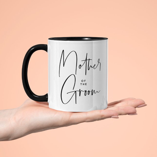 Mother of the Groom Modern Two-Tone Coffee Mug (Creator Uploaded)