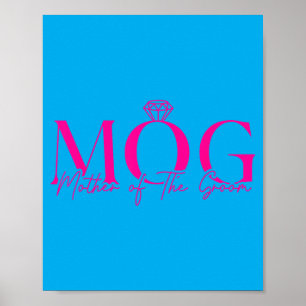 Mother Of The Groom Mog Wedding Mum Mama Cute Poster