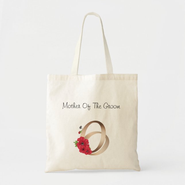 Mother of the groom, mother, gift, wedding rings, tote bag (Front)