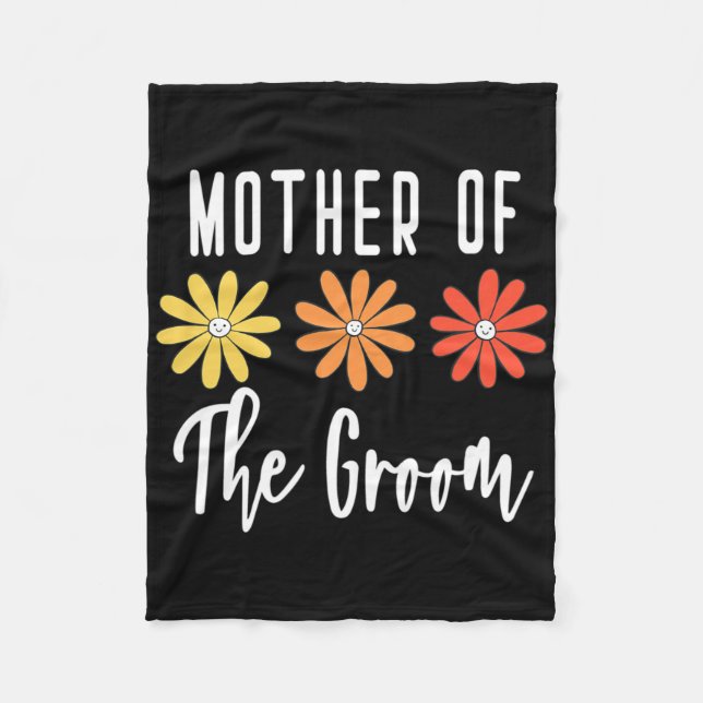 Mother Of The Groom - Mum  Fleece Blanket (Front)