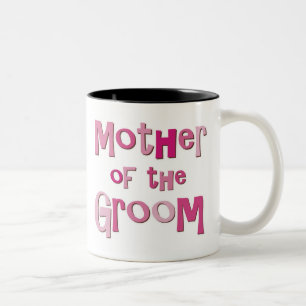 Mother of the Groom Pink Brown Two-Tone Coffee Mug
