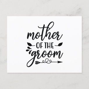Mother of the groom postcard