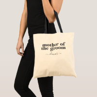 Mother of the Groom Simple Modern Custom Black