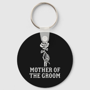 Mother Of The Groom Skeleton Gothic Bachelor Weddi Key Ring