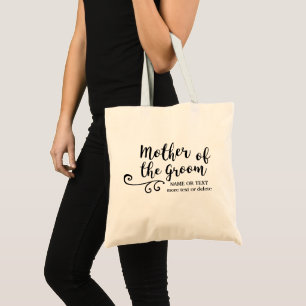 Mother of the Groom Tote Bag   Fun, Modern Script