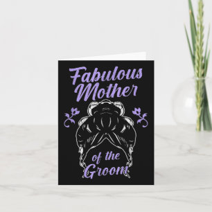 Mother Of The Groom Wedding Bridal Party _2  Card
