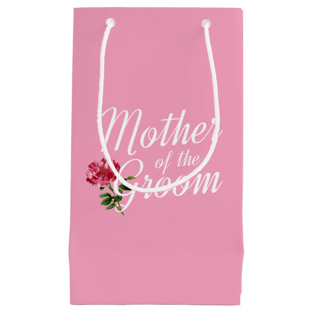 Mother of the Groom Wedding Calligraphy | Gift Bag (Front)
