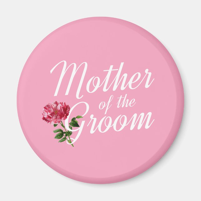 Mother of the Groom Wedding Calligraphy | Magnet (Front)
