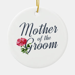 Mother of the Groom Wedding Calligraphy Ornament