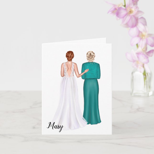 Mother of the Groom Wedding Card from Bride (Orchid)