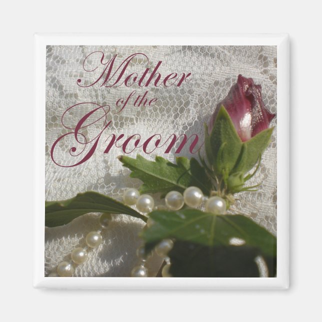 Mother of the Groom Wedding Favour Magnet (Front)