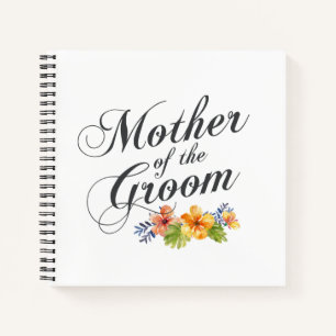 Mother of the Groom Wedding Guestbook Notebook