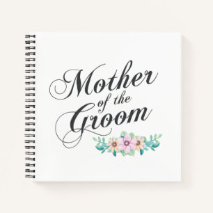 Mother of the Groom Wedding Guestbook Notebook