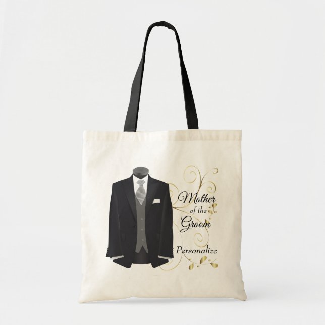 Mother of the Groom Wedding Party Tote Bag (Front)