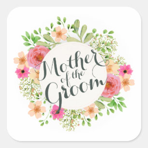 Mother of the Groom Wedding Sticker Seal