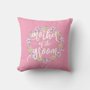 Mother of the Groom Wedding   Throw Pillow
