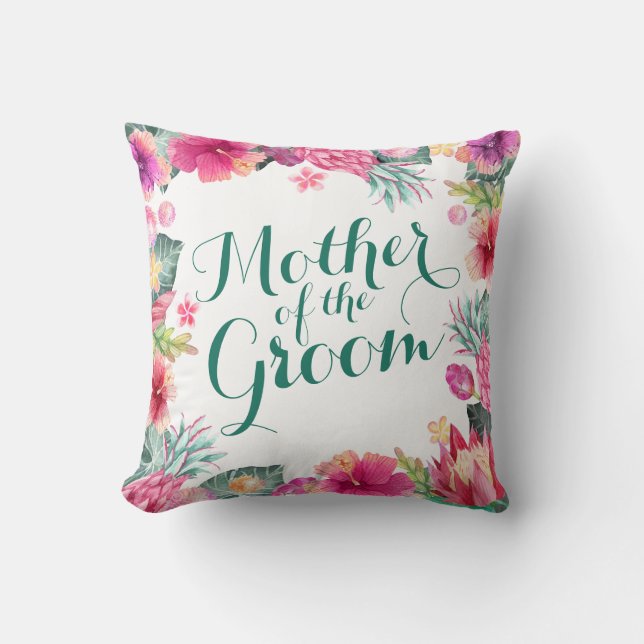 Mother of the Groom Wedding | Throw Pillow (Front)