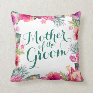 Mother of the Groom Wedding   Throw Pillow