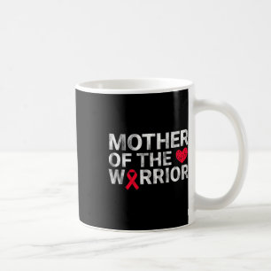 Mother Of The Heart Warrior Heart Disease Awarenes Coffee Mug