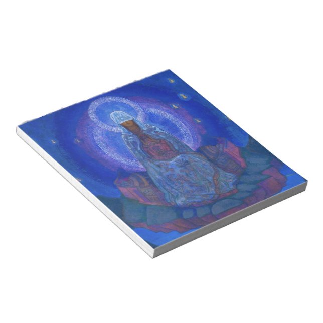 Mother of the World, 1924 by Nicholas Roerich Notepad (Angled)