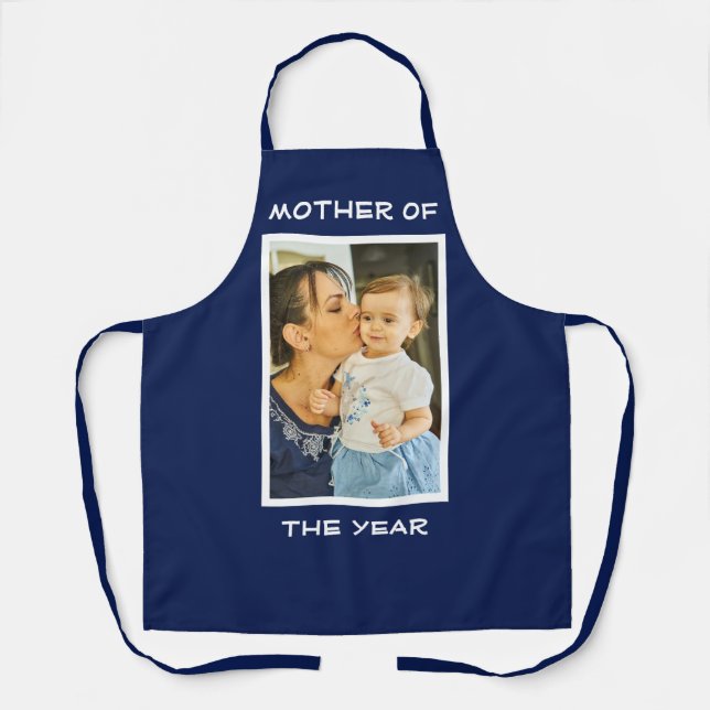 Mother Of The Year Personalised Custom Photo Mummy Apron (Front)
