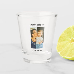 Mother Of The Year Personalised Custom Photo Mummy Shot Glass