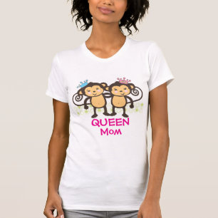 Mother of Twin Monkeys T-Shirt