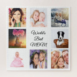 Mother photo collage jigsaw puzzle