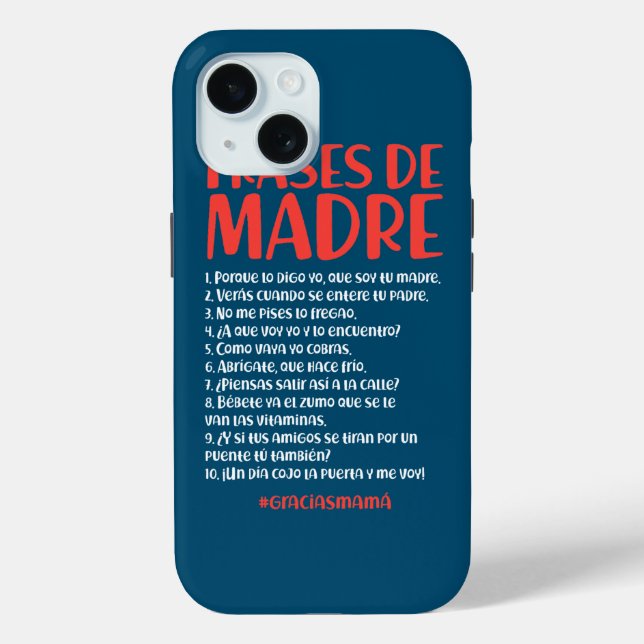 Mother Phrases Case-Mate iPhone Case (Back)