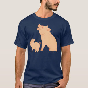 Mother pig with piglet friend T-Shirt