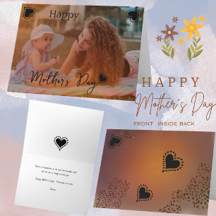 Mother playing with a child Photo Card