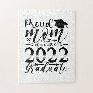 Mother Proud Mummy Of A Class Of 2022 Graduate Jigsaw Puzzle