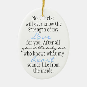 Mother Quote Ceramic Ornament