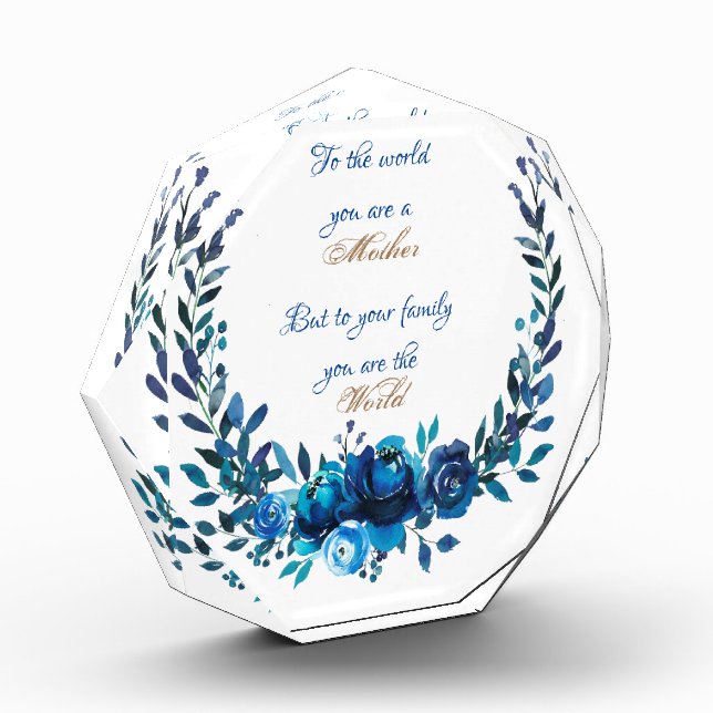 Mother Quote Photo Block (Left)