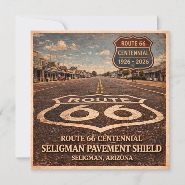 Mother Road Centennial Seligman Pavement  (Front)
