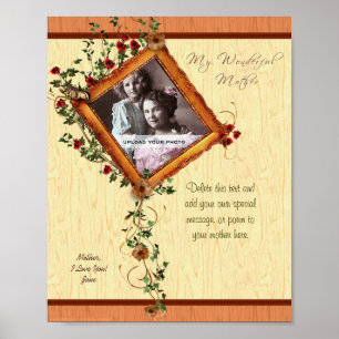 Mother Rose 8x10 Photo Custom Print Template