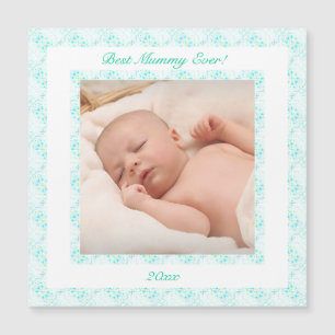 Mother’s Day Blue Best Mommy Mom Ever Photo Gift