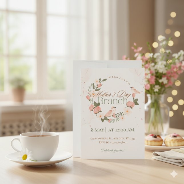 Mother’s Day Brunch Invitation – Elegant design (Creator Uploaded)