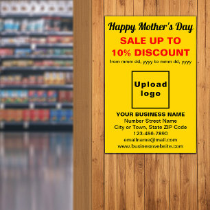 Mother’s Day Business Sale Yellow Poster