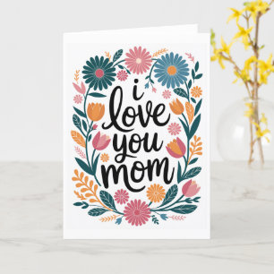 Mother’s Day Card Happy Mother’s Day Gift Floral