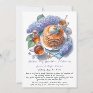 Mother’s Day Church Breakfast Invitation – Lilac 