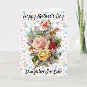 Mother’s Day Design Floral Elegant Greeting Card