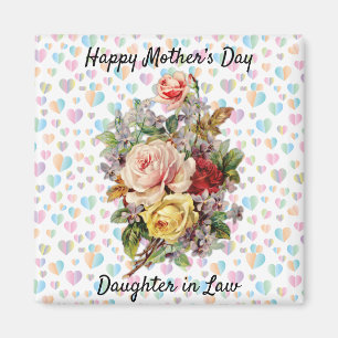 Mother’s Day Design Floral Elegant Magnet
